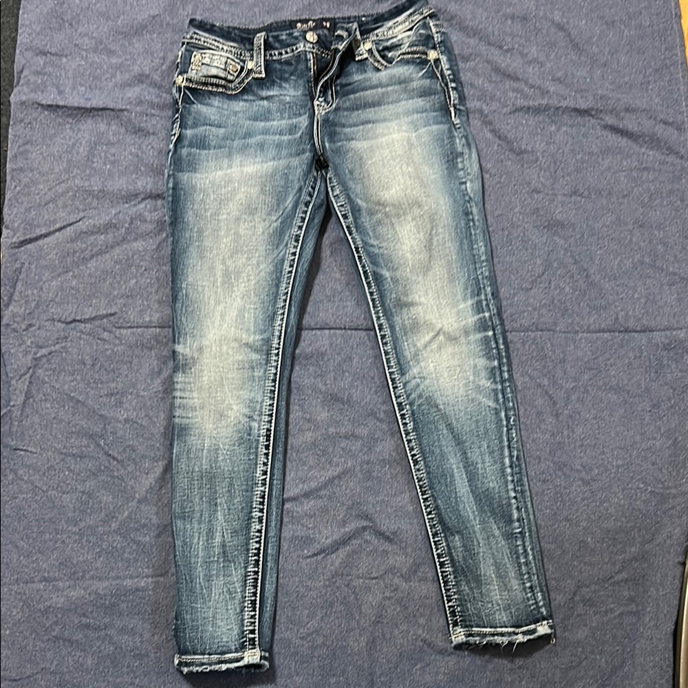 Miss Me Women's Skinny Jeans - Blue